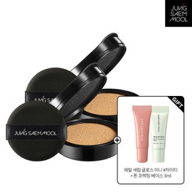 Jung Saem Mool 촉촉 정샘물 에센셜 스킨 누더 쿠션 리필 2개 사은품증정 Moisturizing Jung Saem Mool Essential Skin Nuder Cushion Refill Gift Set (2 pcs)