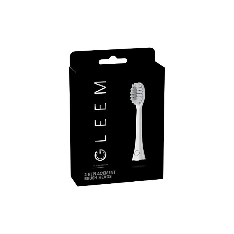 Gleem Cabezal de recambio para cepillo de dientes, 2 unidades,