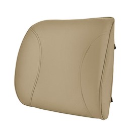 BDK Universal Fit Cushioned Back Car Support Lumbar - (Beige)