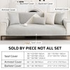 Ksriylm Anti-Scratch Couch Cover, Waterproof Sectional Couch Slipcover Jacquard Fabric,