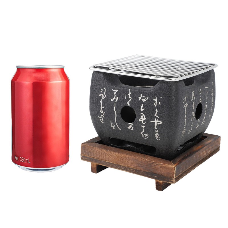 Tomotato Japanese Charcoal Grill Small Multi Functional Fast Heating Mini