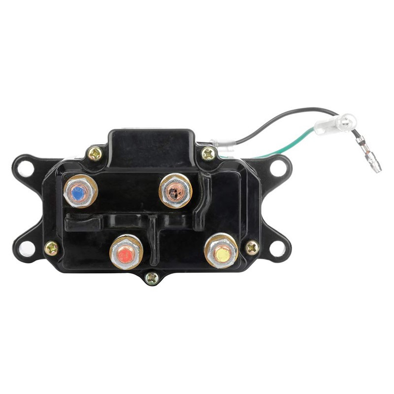 OCPTY 12V Solenoid Relay contactor Winch Rocker Switch Thumb ATV