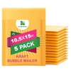 Kraft Bubble Mailers [5 Pack] Mailing Packing Envelopes #5 (10.5"