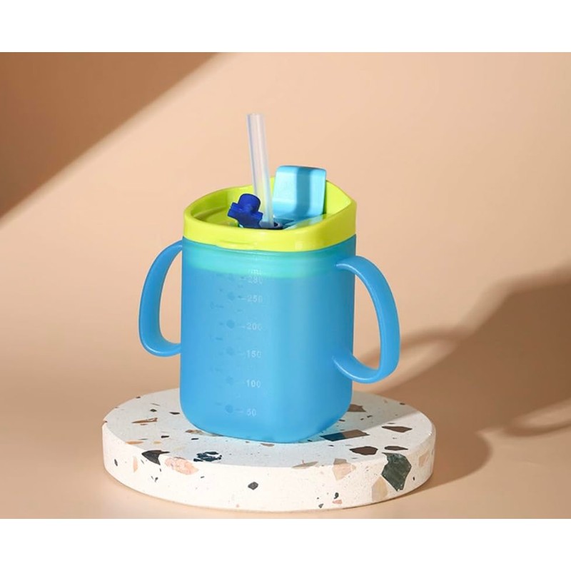 BCDHAMATE Adult Sippy Cups for Elderly, 280ml Spill Proof Cups