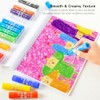 Tempera Paint Sticks, 15 Colors Solid Tempera Paint for Kids,