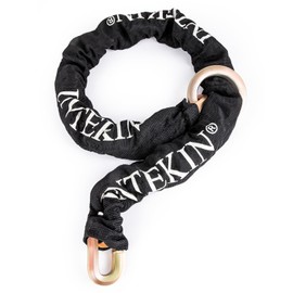 INTEKIN Maximum Security Chain 4 ft x 1/2" Thick Bicycle Lock Chain - Hardened Steel Cut Proof Chain for Bikes, Containers, Motorcycles, Trailers, ATV's