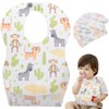 20pcs Disposable Baby Bibs Adjustable Tape Newborns Infants Leakproof Dining
