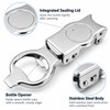 Multifunction Bottle Opener for Home & Bar – Stainless Steel