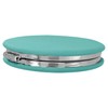 Enthoozies Soccer Mom Teal Laser Engraved Leatherette Compact Mirror -