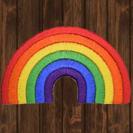 Paddys Patches Rainbow Embroidered Patch — Iron On