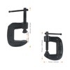 MUKCHAP 10 PCS 1 Inch C Clamp, Black Small C