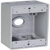 Red Dot IH4-2-LM Device Outlet Box, 1 Gang, 4 Hub,
