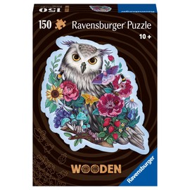 Ravensburger Mysterious Owl 150 Piece Wooden Jigsaw Puzzle - 17511 - for Adults and Kids for Age 10 Years Up