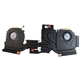 Power4Laptops Version 2 (Bitte überprüfen Sie das Bild) Ersatz Notebook Lüfter mit Kühlkörper kompatibel mit HP Omen 17-cb0017nl