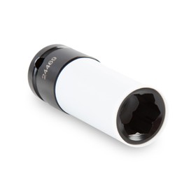 OEMTOOLS 24469 1/2 Inch Drive 17mm Flower Lug Bolt Impact Socket for Mercedes Wheel Nuts, Protective Non-Marring Metric Lug Nut Socket, Convex Lug Nut Tool