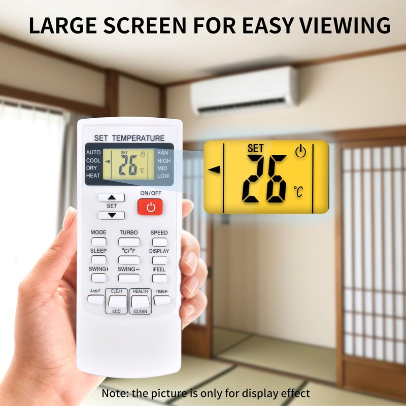 Air Conditioner Replacement Remote Control for AUX YKR-H/102E YKR-H/002E YKR-H/006E