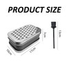 1 Set Cheese Grater with 1-Piece Brush, Box Grater with