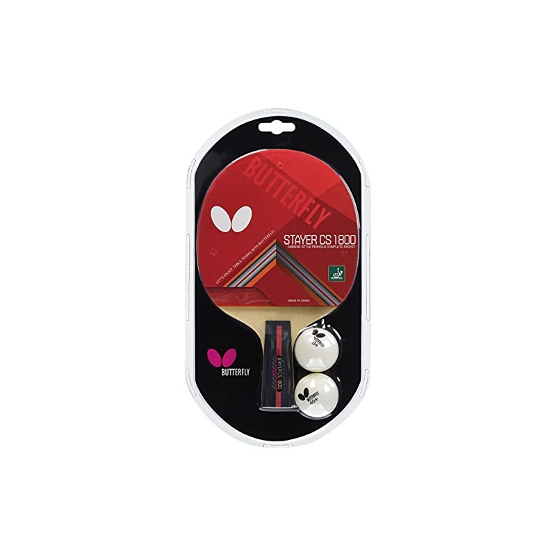 バタフライ(Butterfly) 卓球ラケット ラバーばり ステイヤー CS1800 10930