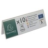 Exacompta 86358D Pack of 10 Table Name Badges Landscape Format