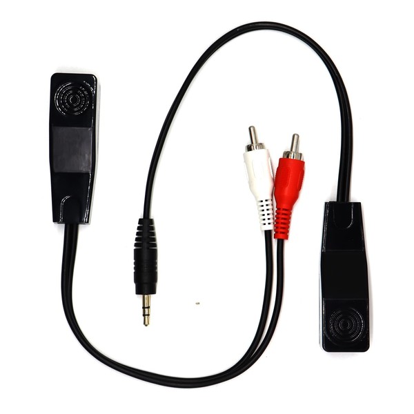 Disscool 3.5mm Stereo to RCA Audio Cable, RJ45 Female to
