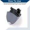 Hihaha Front Right Exterior Door Handle Cover for Buick LaCrosse