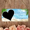 Days Until Our Honeymoon Countdown Plaque | Romantic Honeymoon Countdown
