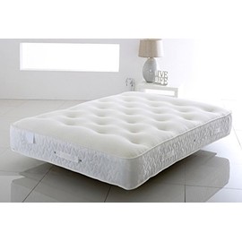Hf4you NEW MEMORY FOAM TOPPED SPRUNG MATTRESS 3FT 4FT 4FT6 DOUBLE 5FT KING UK - 3FT6 Large Single