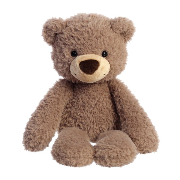 Aurora® Textured Spriggie™ Bear Remy™ Stuffed Animal - Huggable Comfort - Sensory Stimulation - Brown 13 Inches