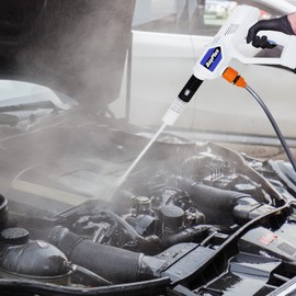 Electric Washer for Car Ground Garden Cleaning Work Use Pressure Washer Cleaner Gun Portable Handheld Cordless Lithium Battery Power Washer(21V, 120W)