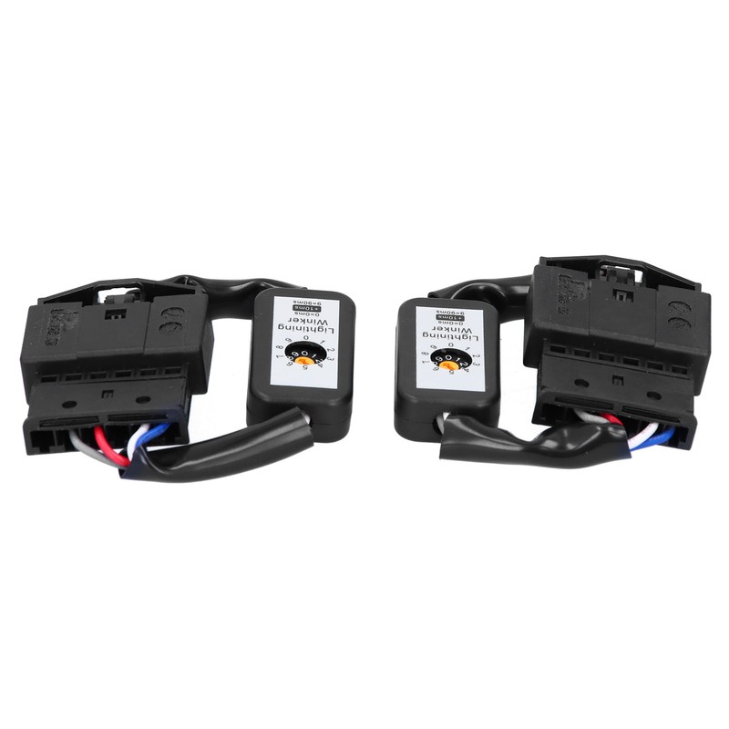 Pair LED Tail Lights Dynamic Turn Signal Adapter Harness Blinker