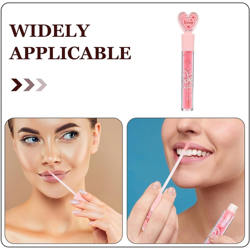 Tinte Labial Brillo de Espejo y Acabado Gelatinoso 8x4x2cm