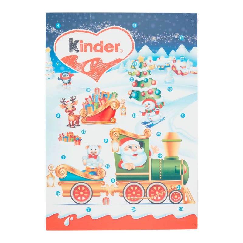 Kinder Mini Santa Advent Calendar 135g