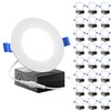 Sunco 24 Pack 4 Inch LED Recessed Lights, Slim Canless