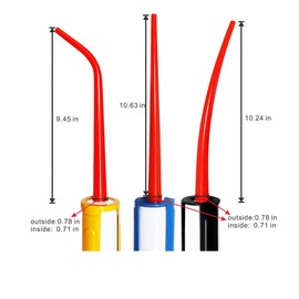 4 PACK Extra Long Caulking Gun Extension,Caulking Tube Extension,Caulk Tube Extension Tip,Caulk gun Extension Nozzle