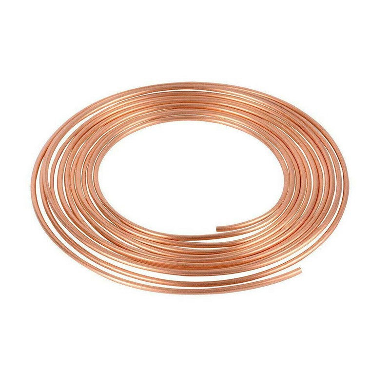 Brake Pipe Copper Nickel Tubing 25Ft 1/4" Car Replacement Brake
