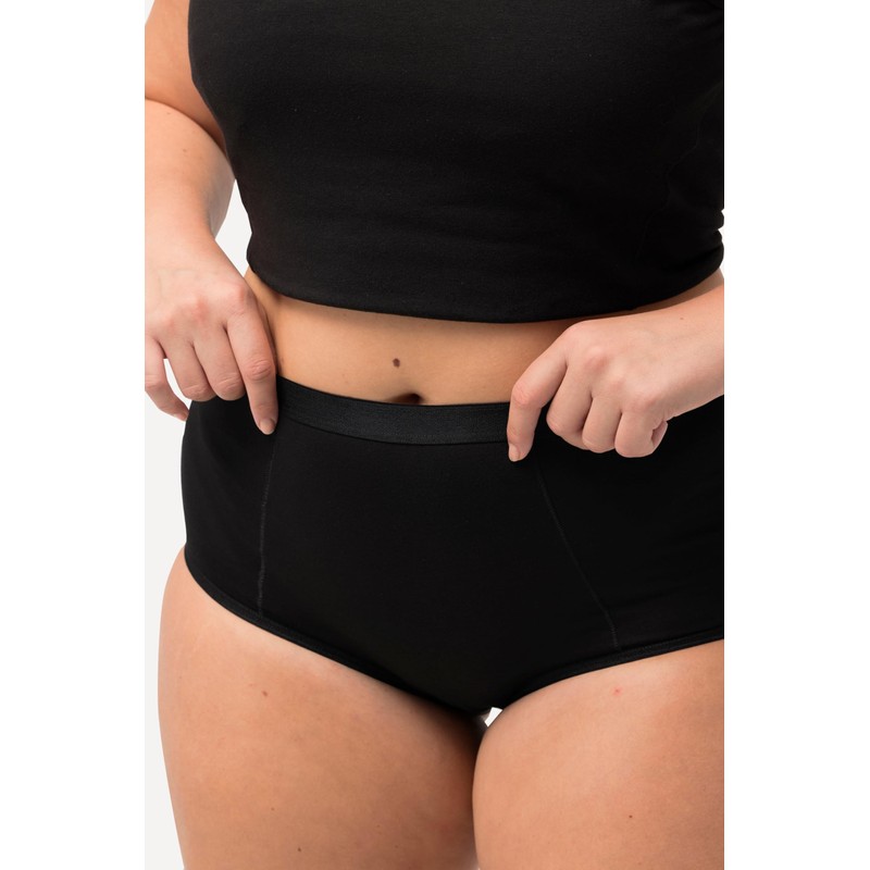 Ulla Popken Women Bodyforming Waist Briefs Satin Trim Shapewear Bodice
