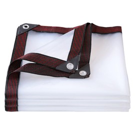 ALI2 Transparent Tarpaulin, Transparent Tarpaulin, Waterproof Tarpaulin, Transparent Tarpaulin for Outdoor Use (2 x 3 m)