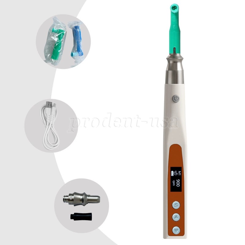 Sandent Dental Cordless Electric Hygiene Prophy Handpiece +2 Disposable Prophy