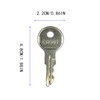12PCS CH501 Ignition Keys,Toolbox Keys Replacement for from CH501 Truck