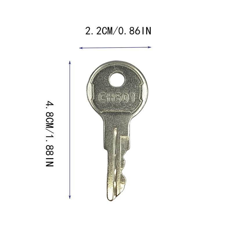 12PCS CH501 Ignition Keys,Toolbox Keys Replacement for from CH501 Truck