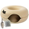 Laluz 2021 Large Cat Tunnel Bed for Multiple & Large