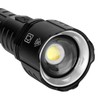XHP90 Telescopic Zoom Flashlight Waterproof Electric Torch USB Charging for