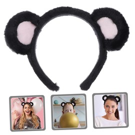 Vaguelly 3pcs Cartoon Bear Ear Headbands for Women Fun Face Washing Cosplay Hair Accessories Comfortable for Parties Birthdays and Festive Occasions
