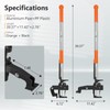 SHANTRA Weed Puller Tool, 4-Claw Stand Up Weed Puller Tool