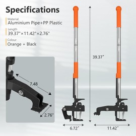 SHANTRA Weed Puller Tool, 4-Claw Stand Up Weed Puller Tool with Long Handle, Garden Weeder Puller Heavy Duty Stand Up Weeder, Weeding Tool for Lawn, Yard, Garden, Crabgrass, Dandelion Picker
