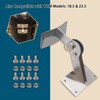 Ohoho Stainless Steel Lid Hinge for Weber Smokey Mountain Grills