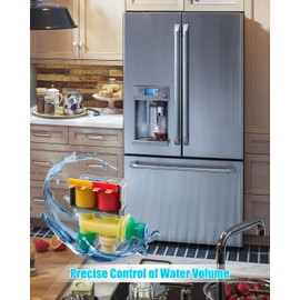 WPW10238100 W10238100 WPW10341320 W10341320 Combination Refrigerator Water Inlet Valve Fits for Whirlpool Kenmore Kitchen-Aid Refrigerator