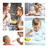 Pack of 5 plastic spoons, long spoons, plastic egg spoons,