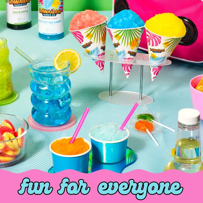 Hawaiian Shaved Ice Pink Bubble Gum Syrup - Nut Soy