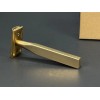 Yaqi Aluminum Matte Gold Bar Three Piece Double Edge Safety